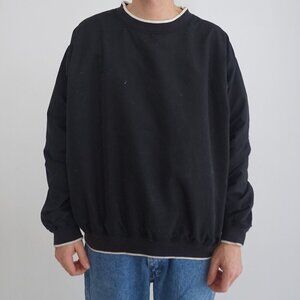 Vintage Sope Creek Black Nylon Golf Windbreaker Jacket Size Large